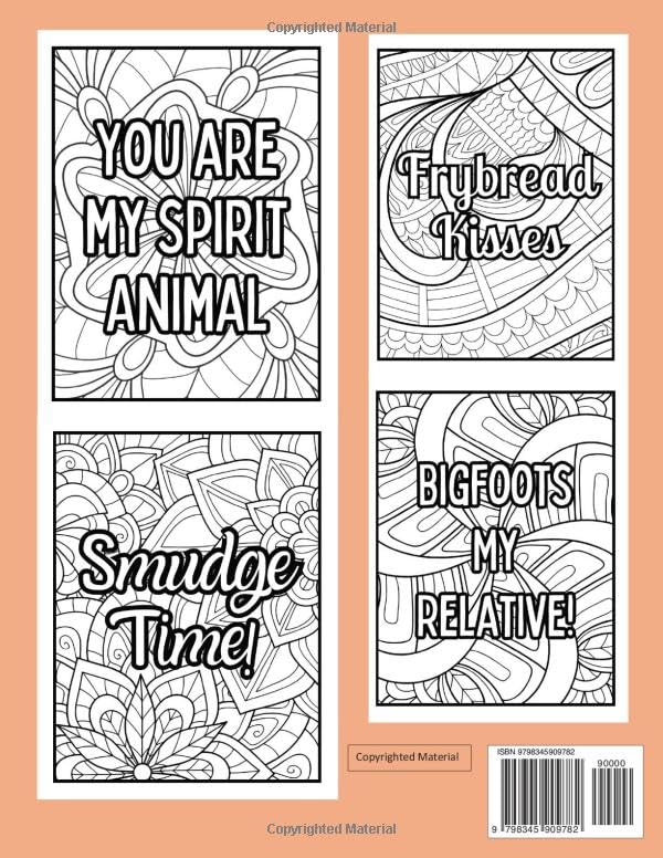 Unnah! Theo's Native American Slang De-Stress Coloring Book